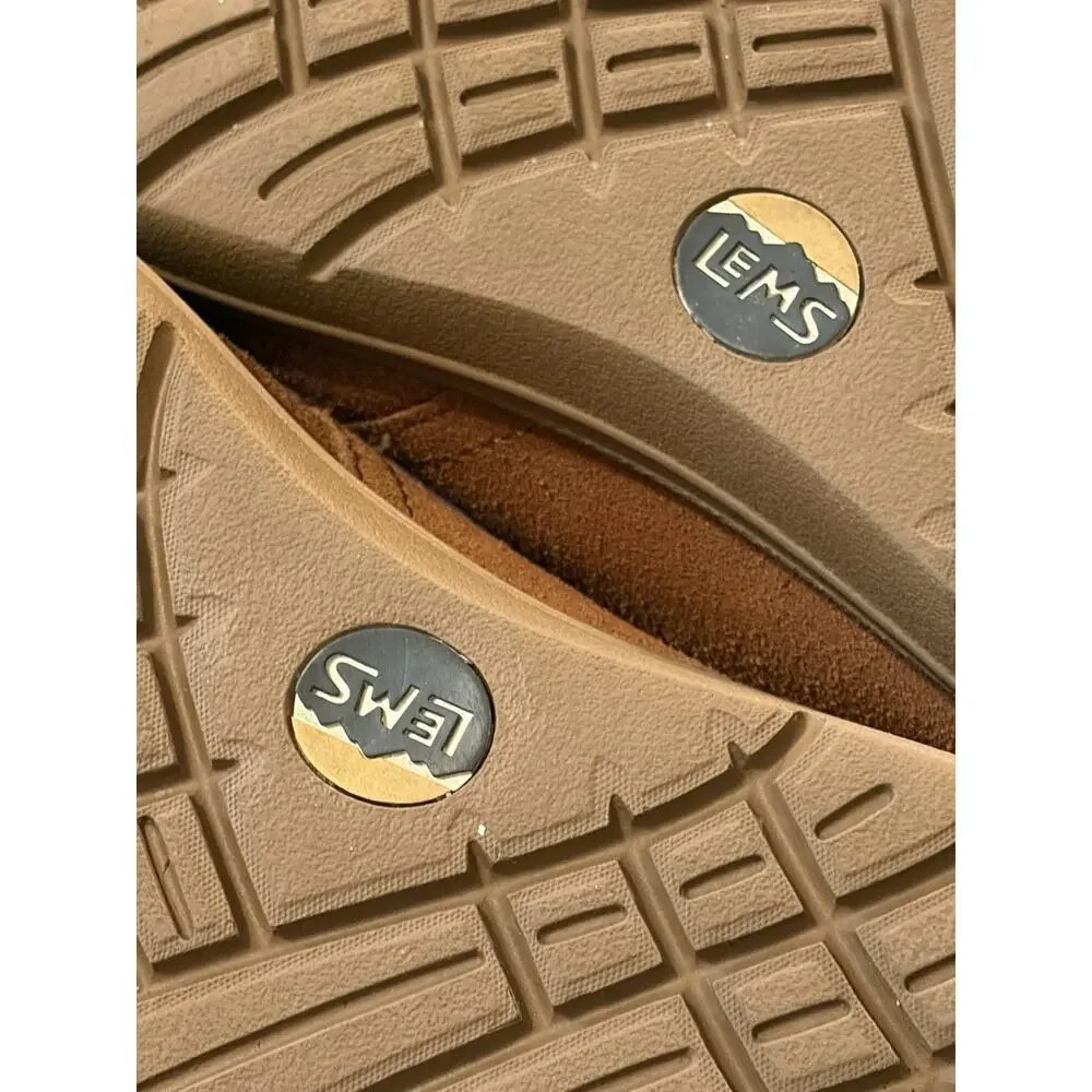 LEMS Lions Mane Chukka Boots •Men 7/Womwn 8.5• Unisex Brown Casual Suede EXC